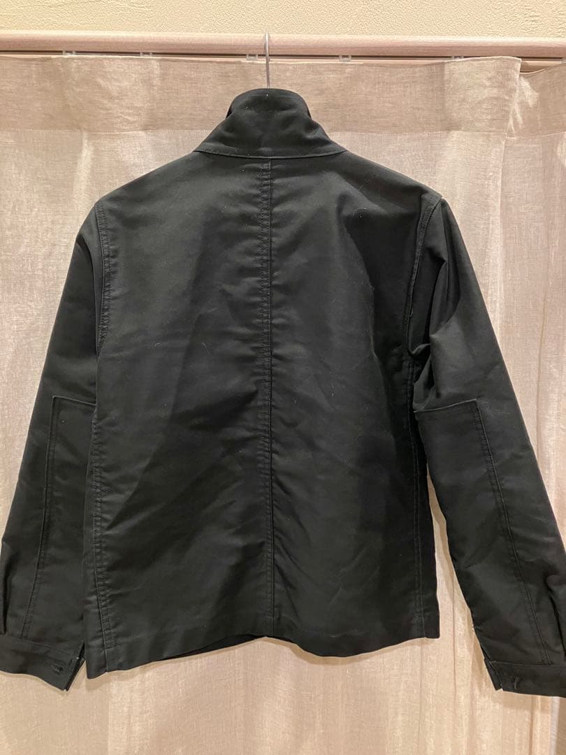 GALLICE ブラックモールスキンカバーオール