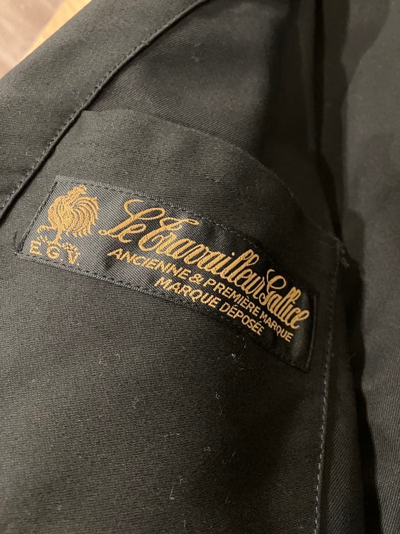 GALLICE ブラックモールスキンカバーオール