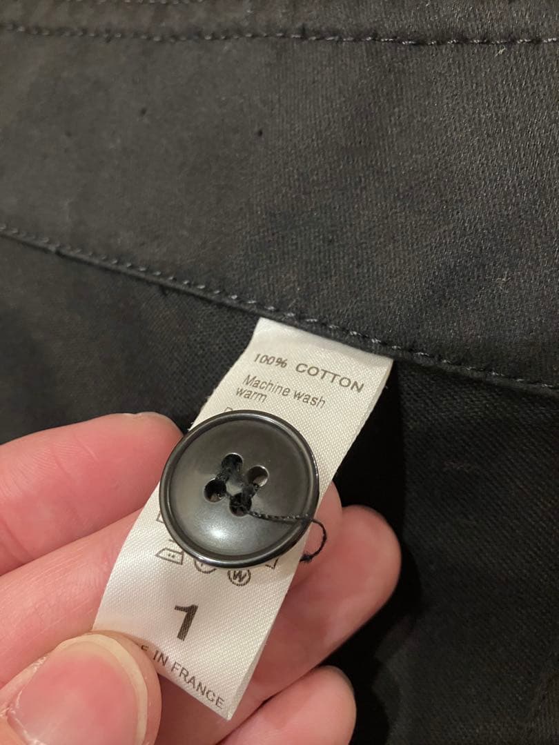 GALLICE ブラックモールスキンカバーオール