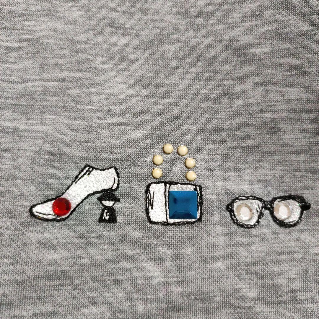 ピッコーネ　チュニック　刺繍　キラキラスパンコール　Tシャツ