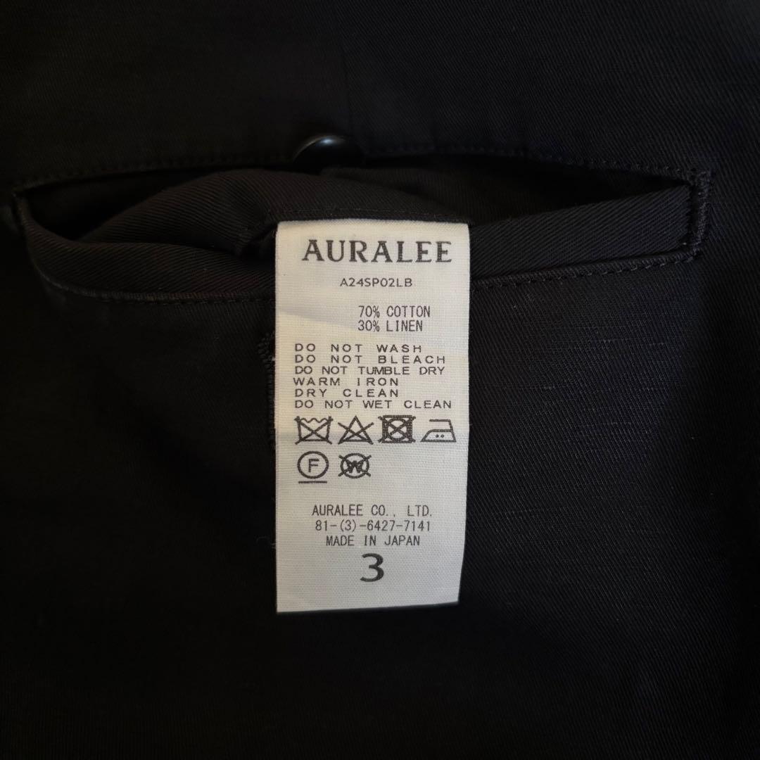パンツ 24ss AURALEE LINEN CHINO SHORTS SIZE3