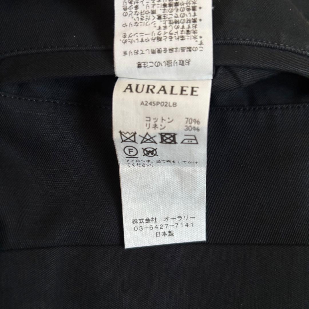 パンツ 24ss AURALEE LINEN CHINO SHORTS SIZE3