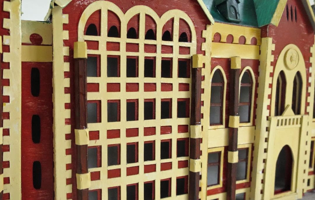 昭和レトロ洋館「慶應義塾大学図書館旧館」　白色模型