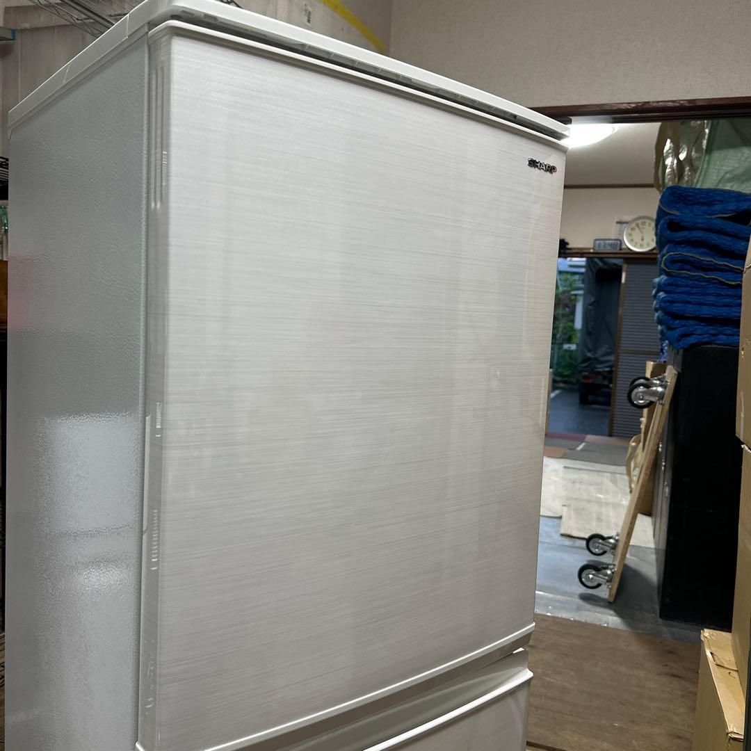 SHARP 冷蔵庫 ホワイト SJ-D14E-W （2019年式・137L)