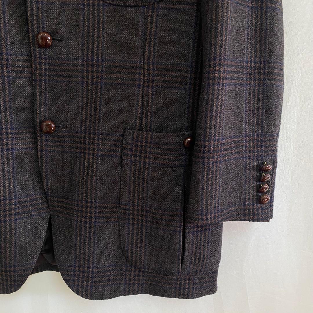 夢夢 BURBERRY カシミヤ混ノバチェックジャケット