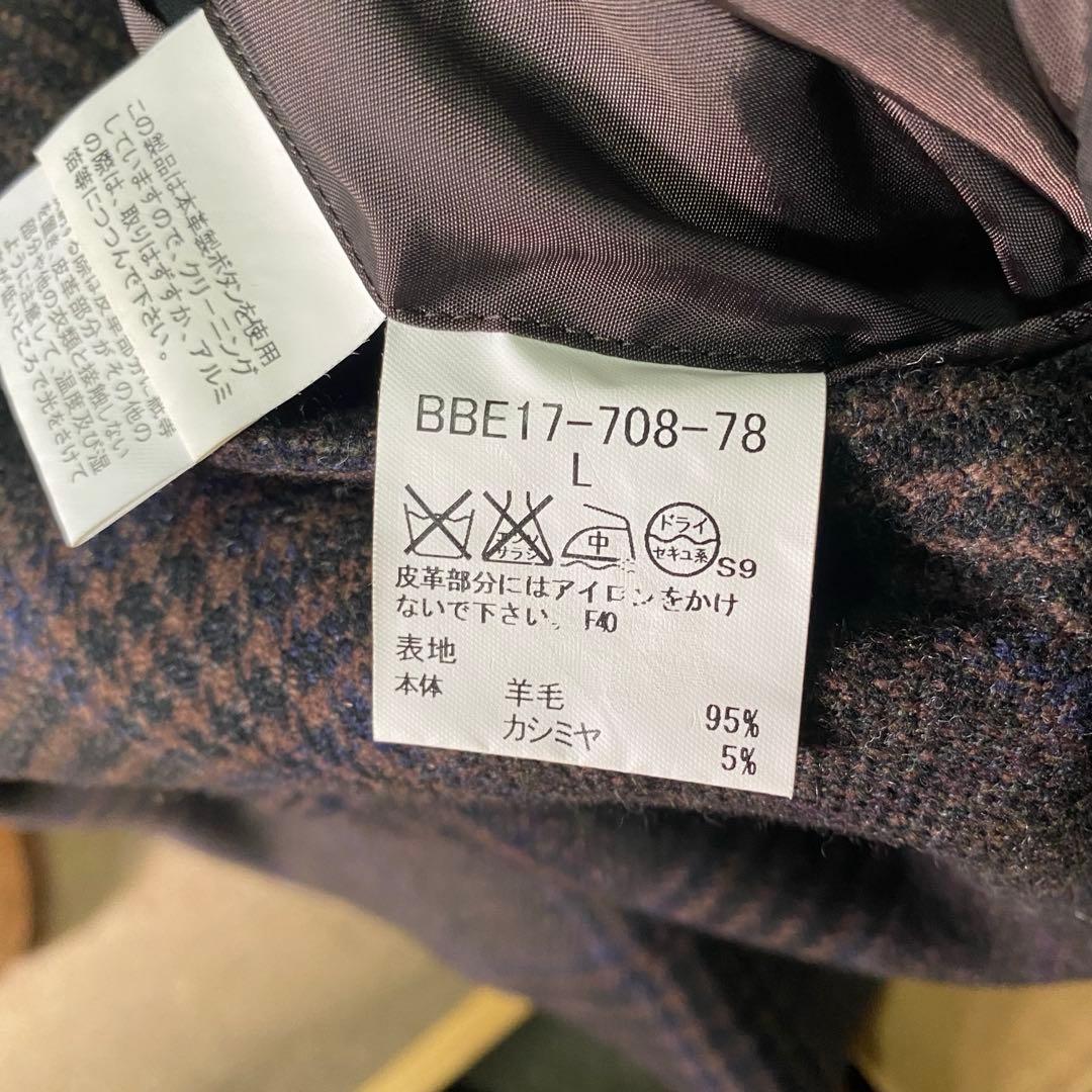 夢夢 BURBERRY カシミヤ混ノバチェックジャケット