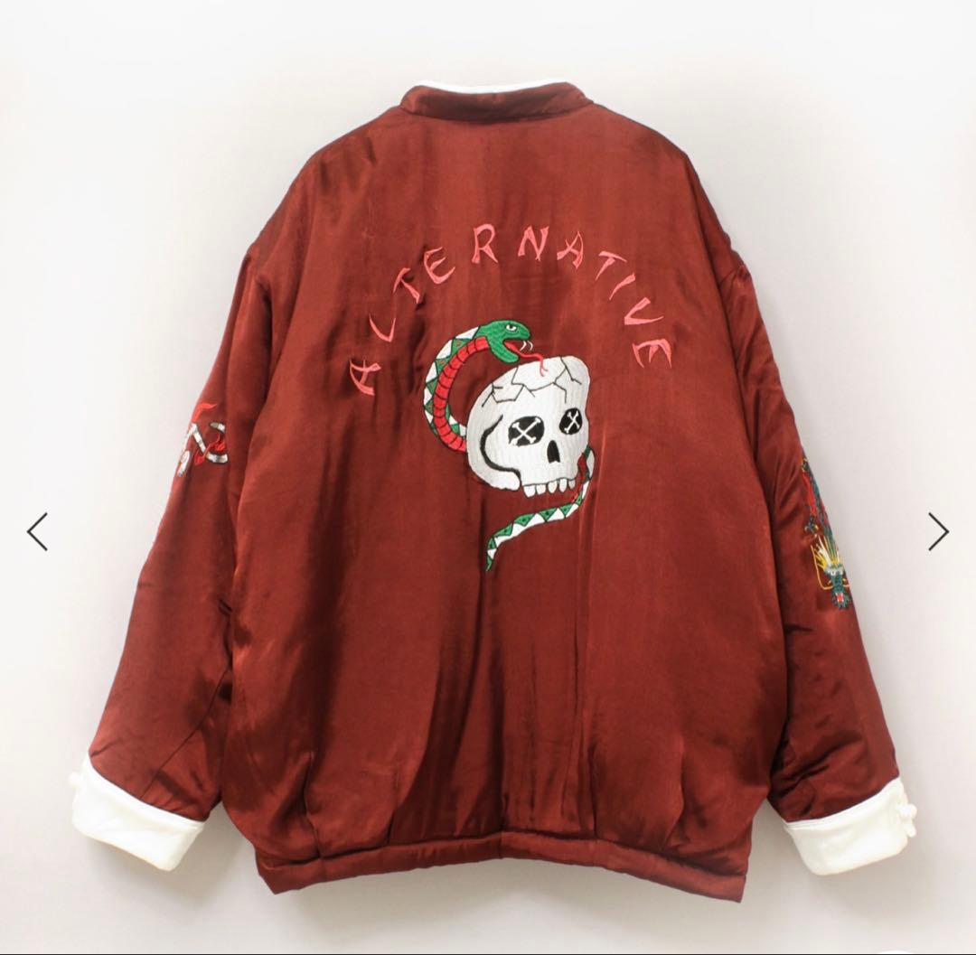 ■超美品★M★ RNA チャイナスカジャン★レディース ジャケット★スカ★