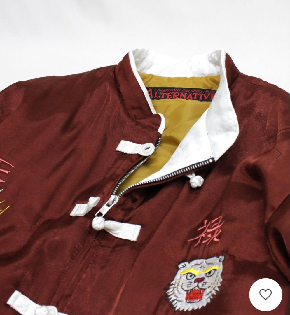 ■超美品★M★ RNA チャイナスカジャン★レディース ジャケット★スカ★