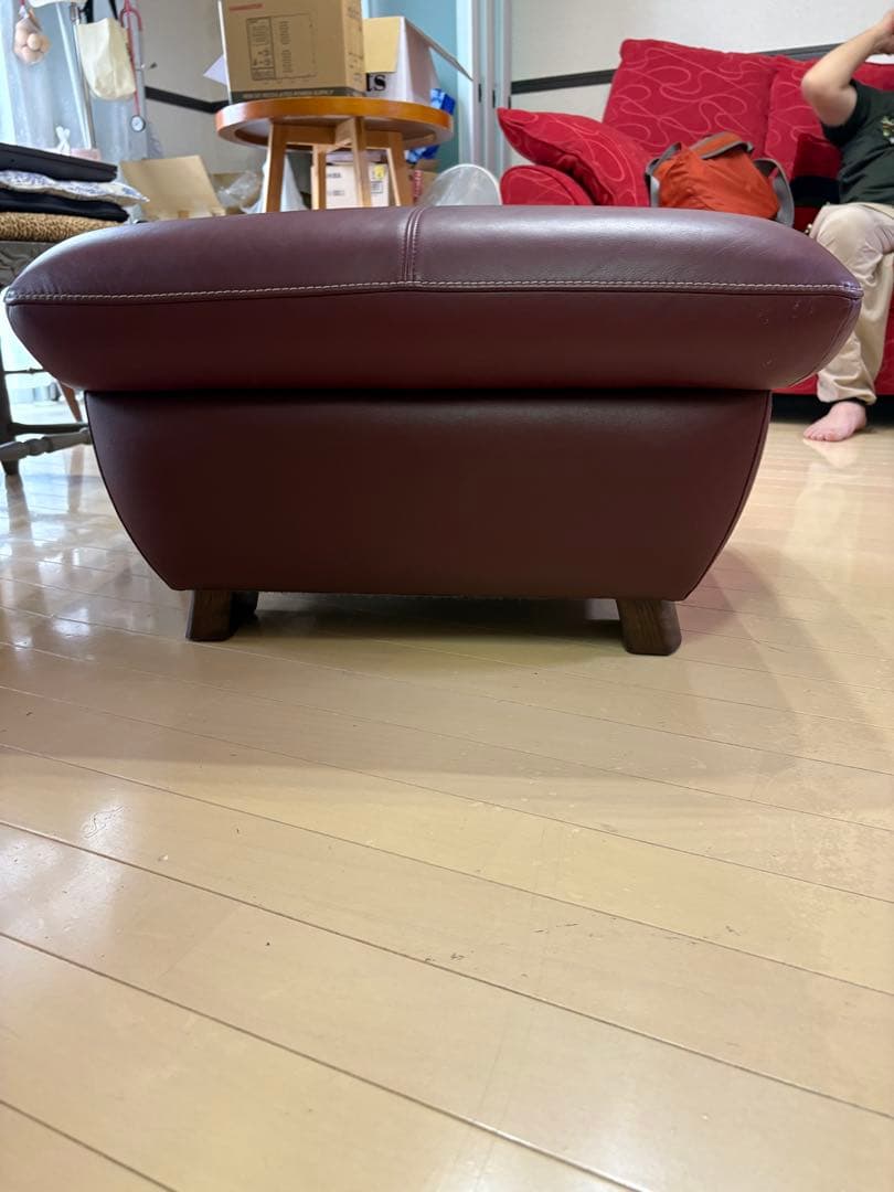 お値下げ⭐︎カリモク家具　オットマン　美品