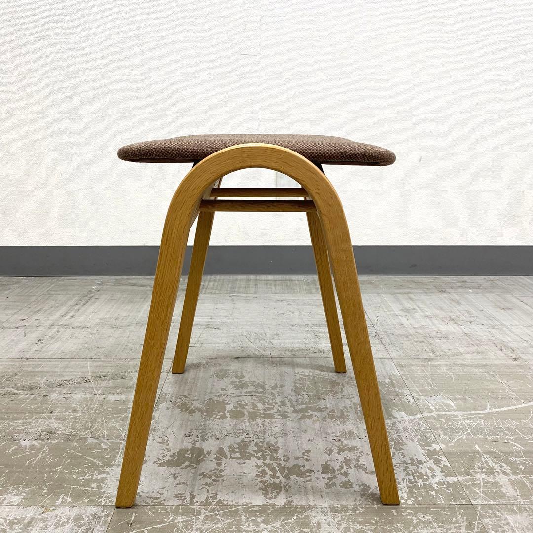 秋田木工 No.202 スツール ナラ材 スタッキングチェア 椅子 1