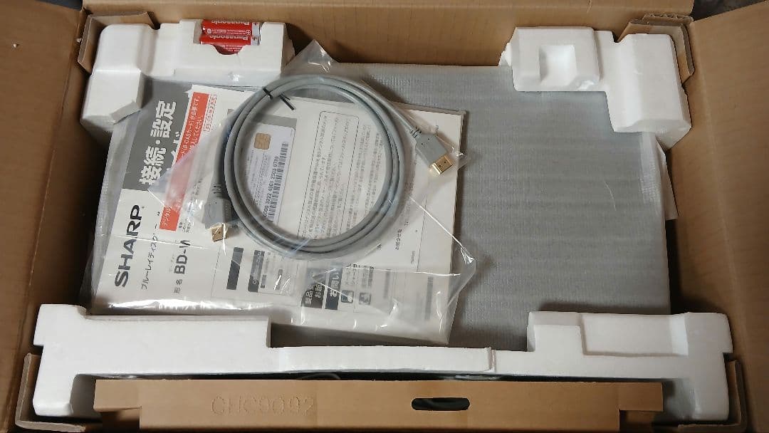 未使用 500GB シャープ AQUOS BD レコーダー☆BD-W515☆