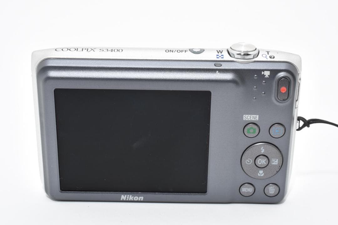 《 美品 》　ニコン　Nikon COOLPIX S3400 シルバー　動作OK