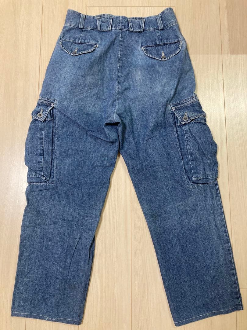 C*N様 RRL 三ツ星 デニムカーゴパンツ
