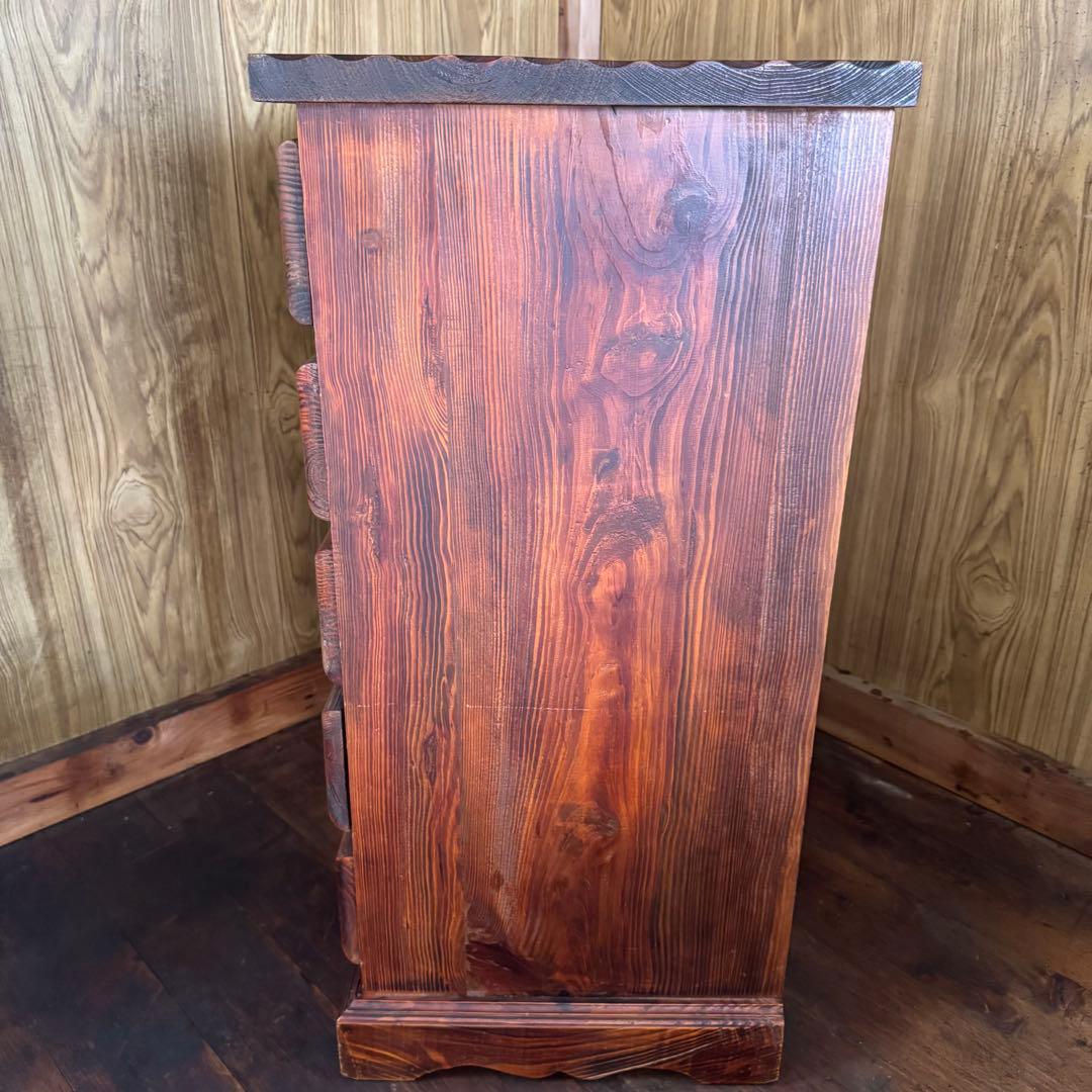 一点限り！ヴィンテージ★バレンシア　4段チェスト　棚　　タイル家具　スパニッシュ