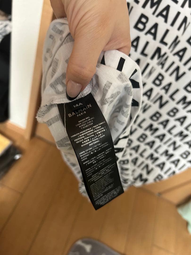 BALMAIN ロゴプリント 半袖Tシャツ　レア