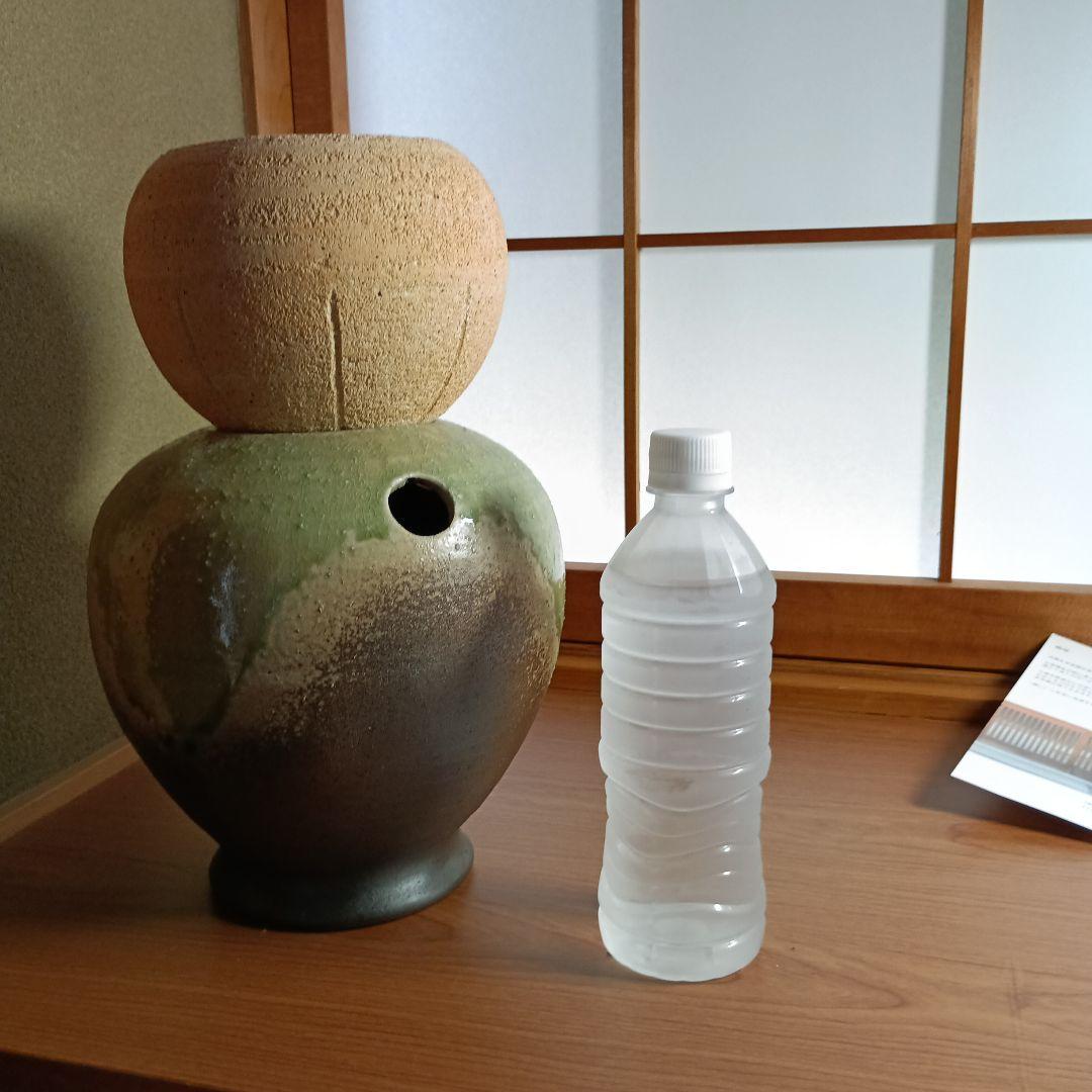 信楽焼　水琴窟 　大器の器　　卓上水琴窟