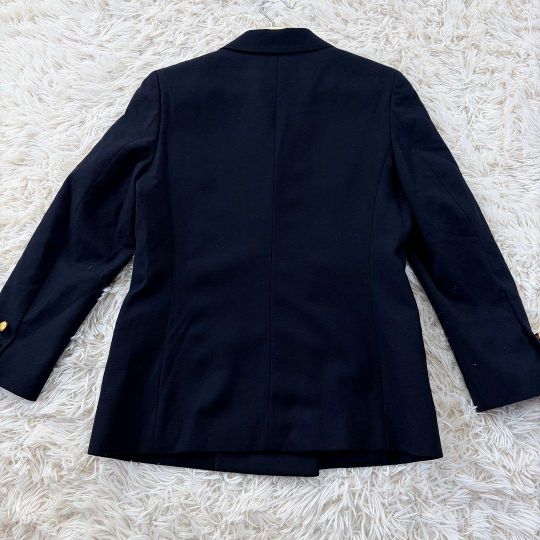 【美品】ラルフローレン 紺ブレ 金ボタン テーラードジャケット ダブル ネイビー