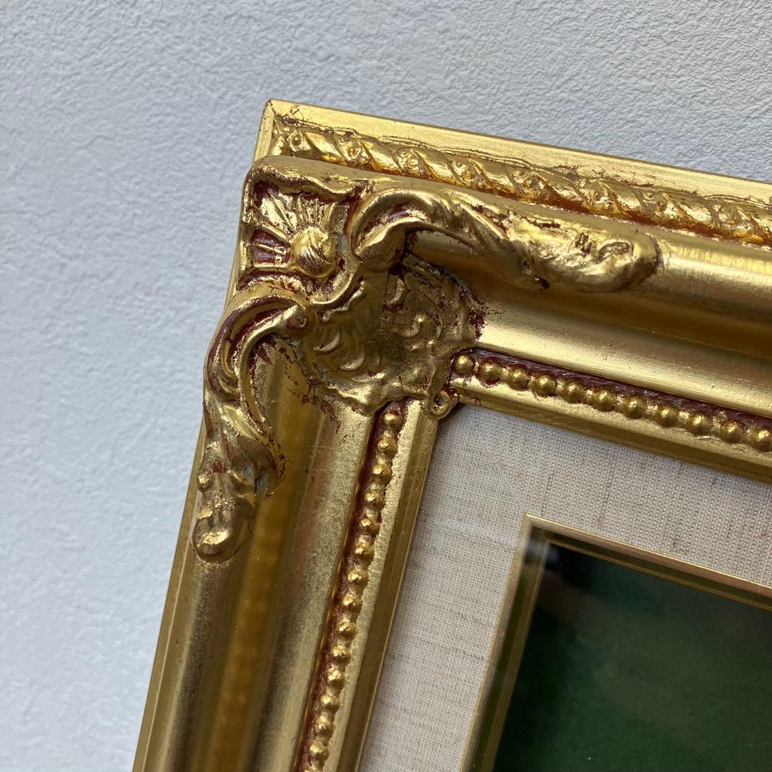 値下！未使用！額縁 金 ゴールド 油絵 アンティーク フレーム 木製 インテリア