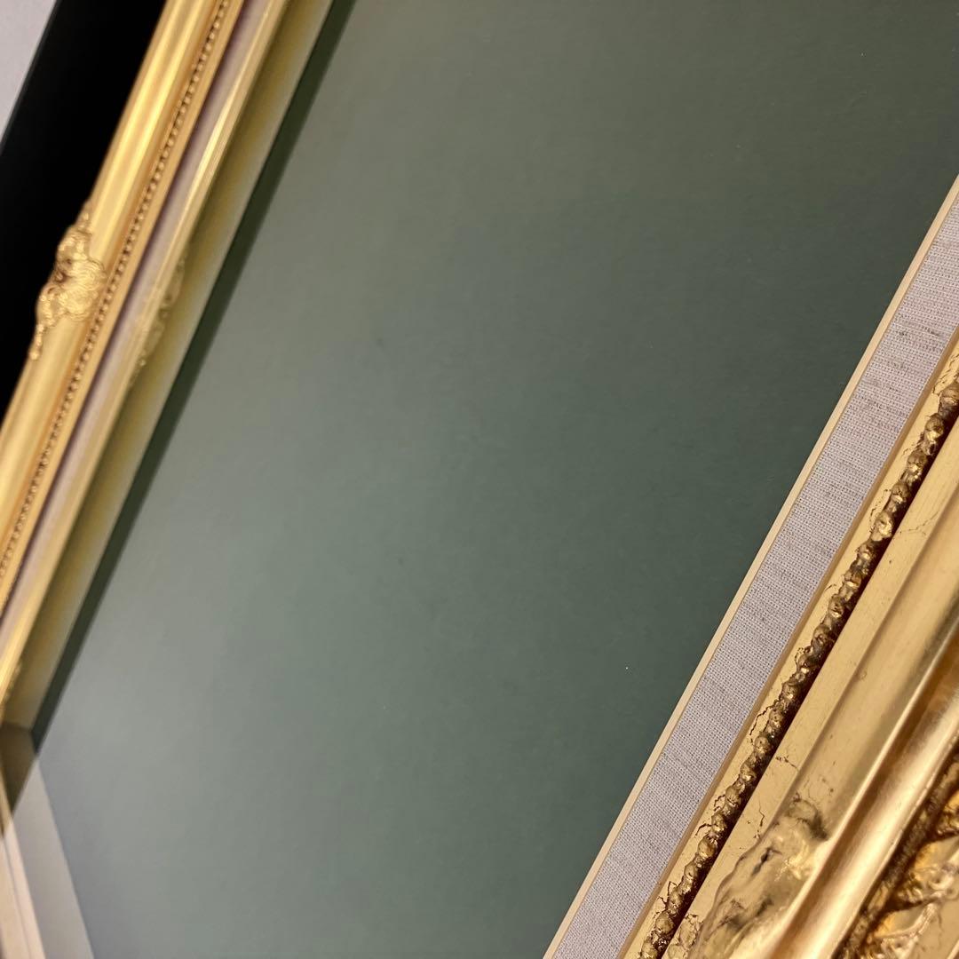 値下！未使用！額縁 金 ゴールド 油絵 アンティーク フレーム 木製 インテリア