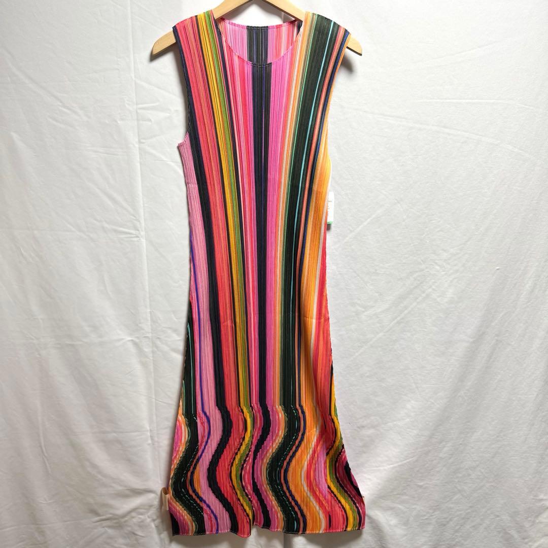 PLEATS PLEASE プリーツプリーズ　WARP ノースリーブワンピース