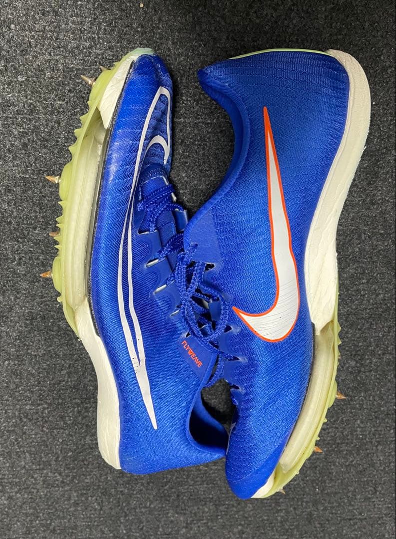 再*人様 Nike エアズーム マックスフライ1 青 パンク無し 美品【27.5