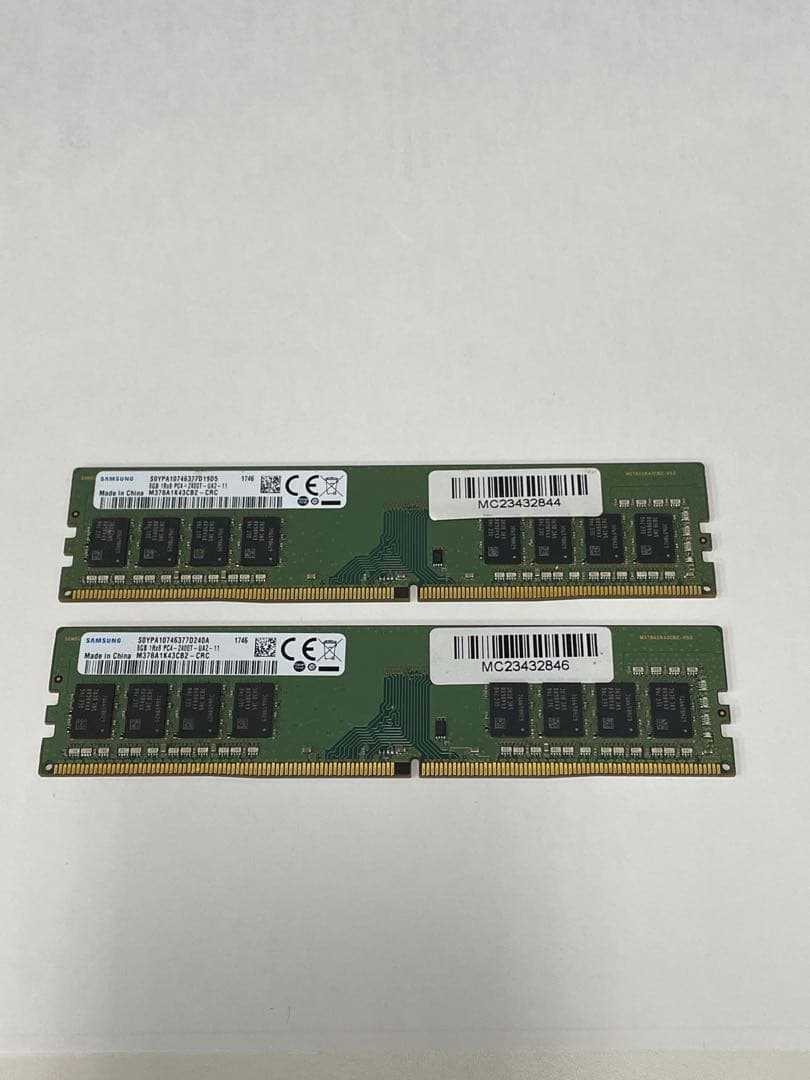 SAMSUNG DDR4 メモリ 8GB×2枚 2400MHz
