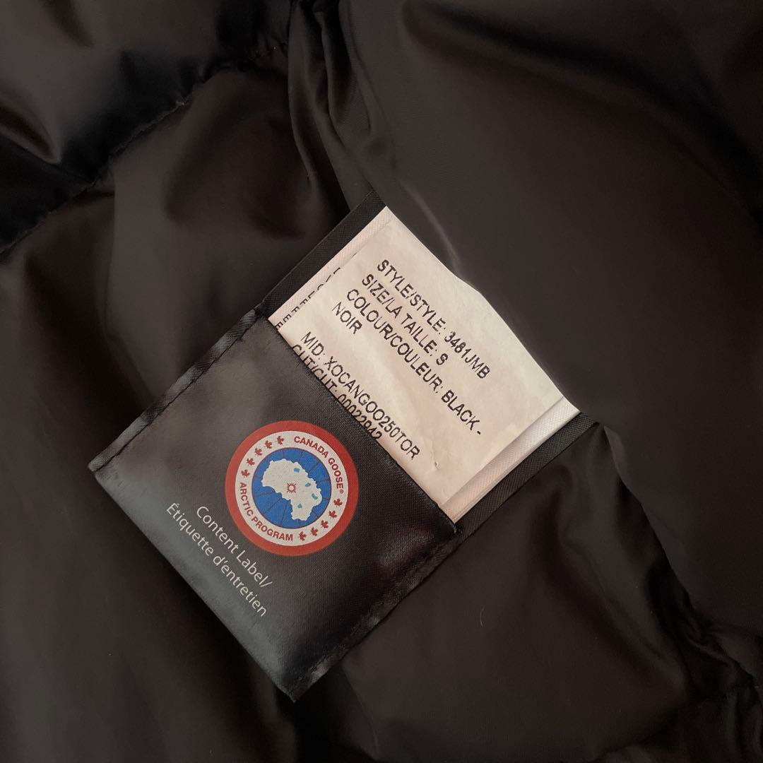 【美品】  カナダグース CRESTON ブラック S