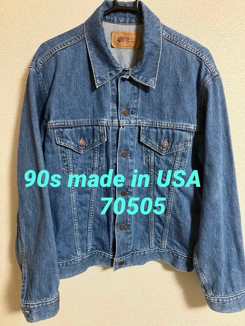 希少リーバイス96年 USA製70505デニムジャケット
