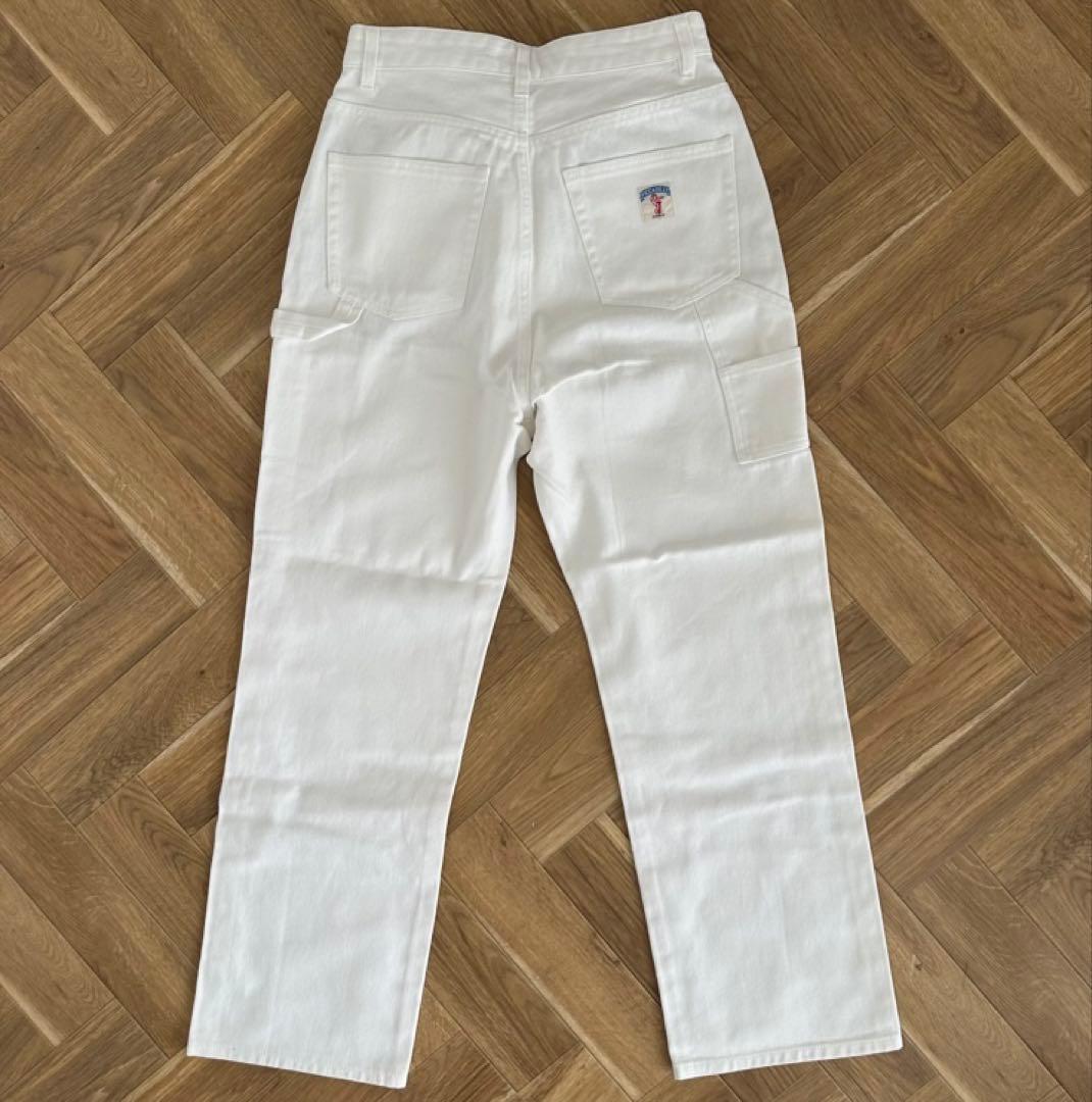 ok.soon×piccadilly コットンホワイトペインターパンツ