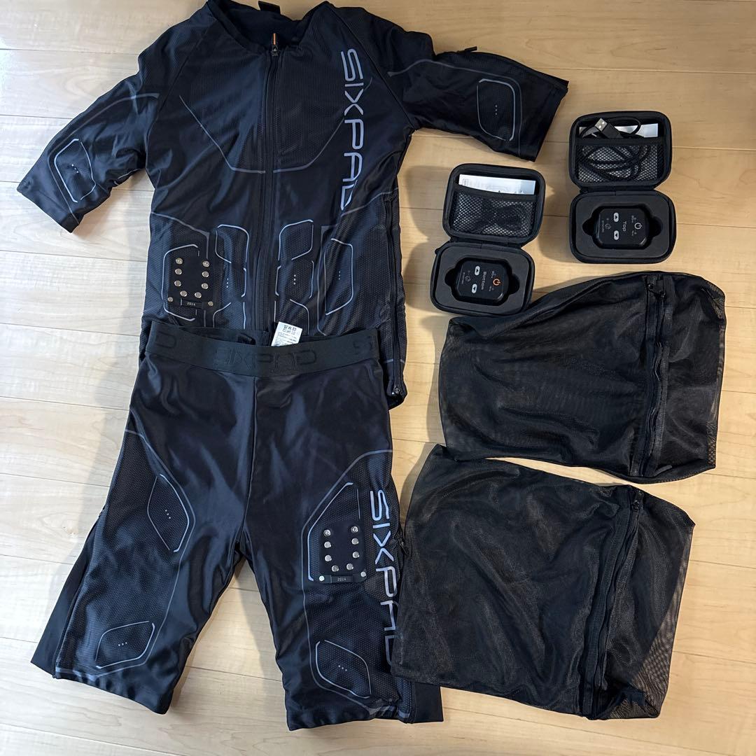 SIXPAD Powersuit パワースーツM(メンズ)上下セット　(正規品)