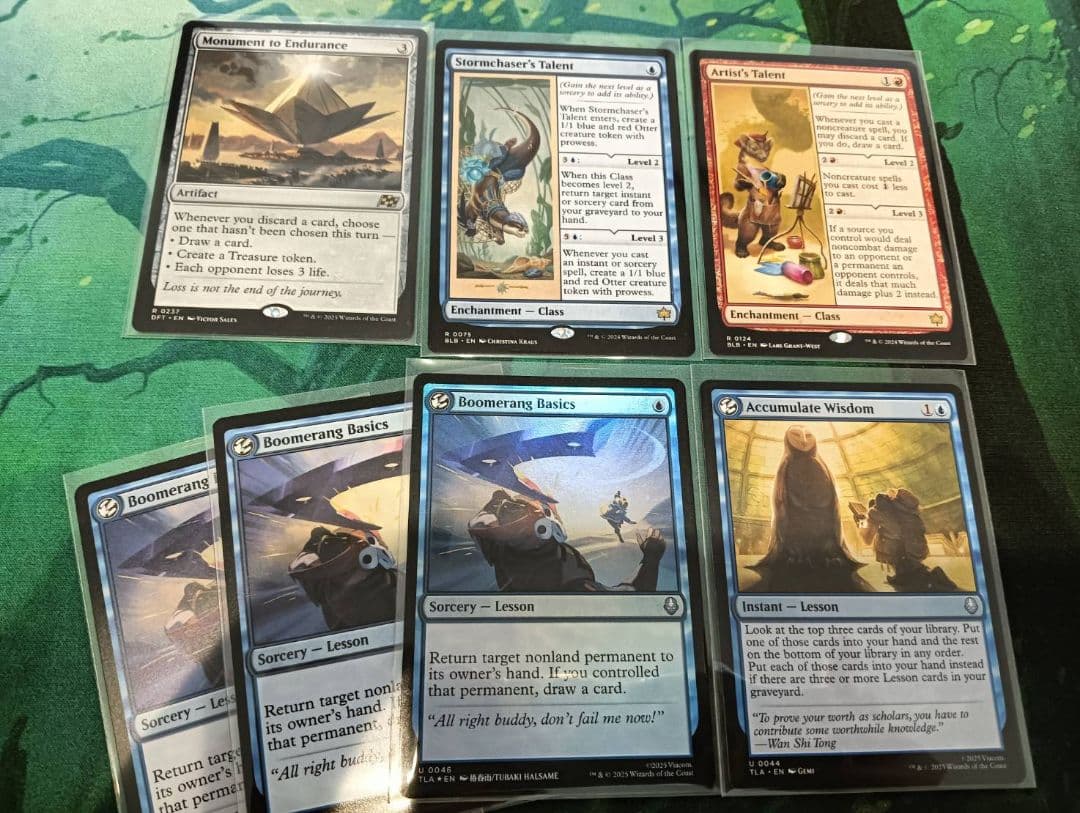 未使用品☆嵐追いの才能、美術家の才能、忍耐の記念碑　他イゼット講義デッキパーツ