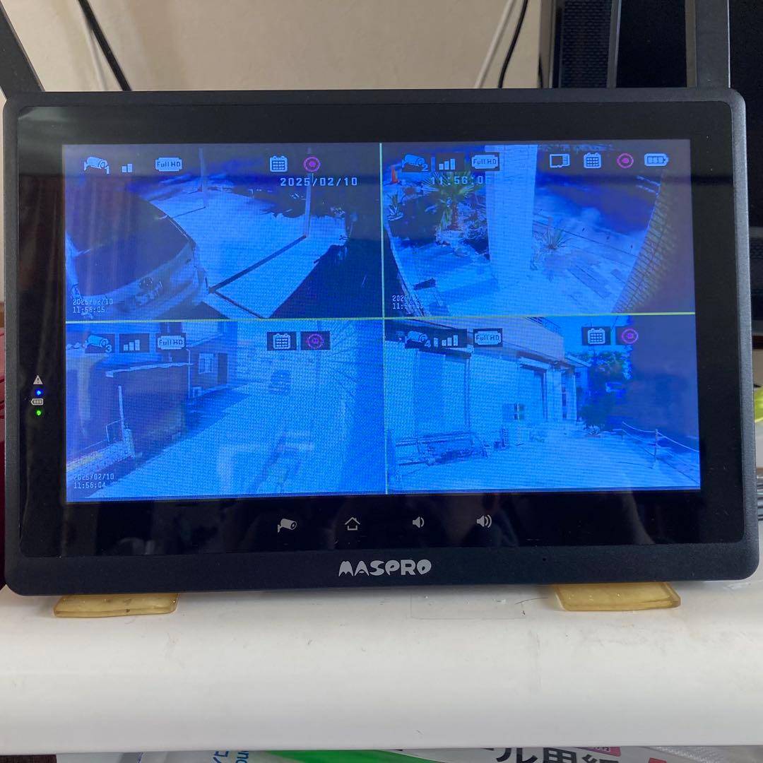 マスプロ　WHC10M2 モニターのみ　used