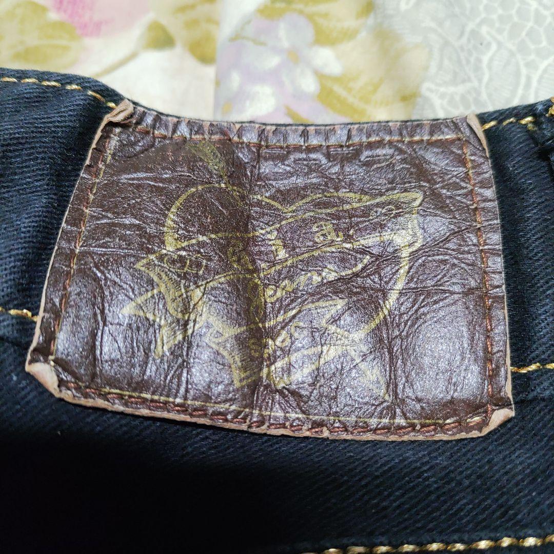 ダークブルー ショートパンツ レース付き