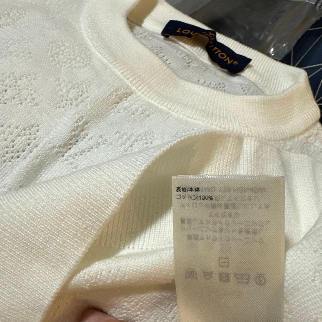LOUIS VUITTON ホワイト ニットセーター