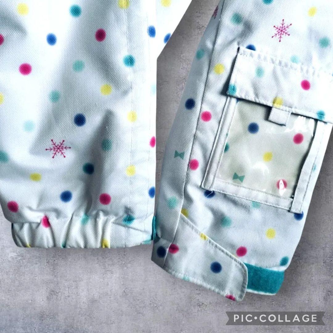 美品 Phenix スキーウェア 140 パステル水玉 125 130 145