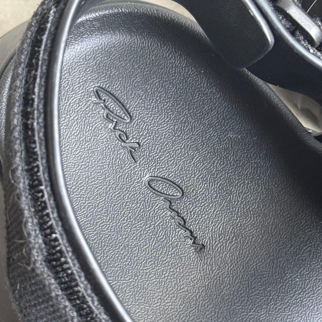 美品 rick owens MEGA TRACTOR SANDAL ブラック