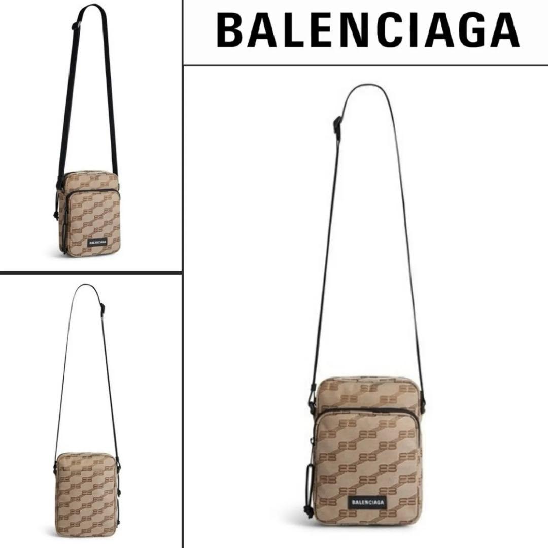BALENCIAGA メッセンジャーバッグ /クロスボディバッグ BBモノグラム