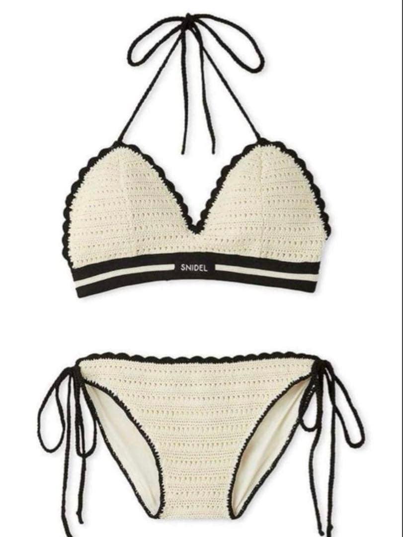 完売品‼️SNIDEL スカラップエッジビキニ セパレート水着