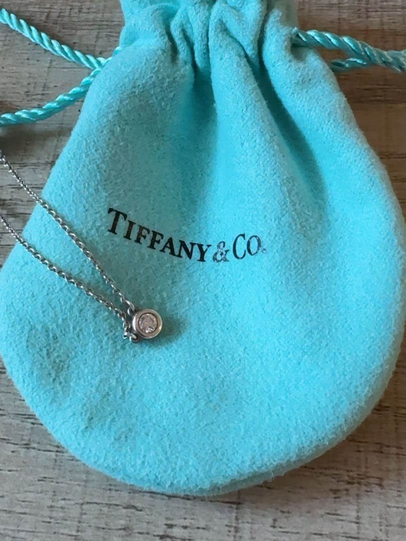 Tiffany & Co. ダイヤモンド付きシルバーネックレス　バイザヤード
