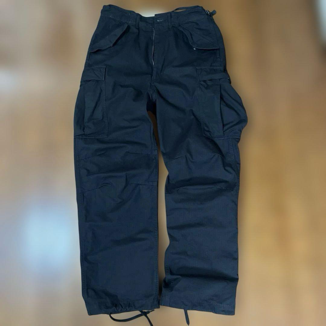 2025年製 ナナミカ　カーゴパンツ ブラック　ノースフェイスパープルレーベル