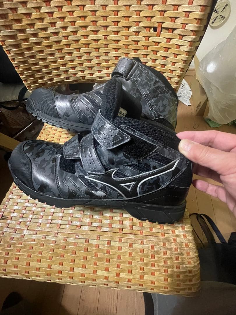 Mizuno オールマイティLS 安全靴 ユニセックス ダークグレー×ブラック