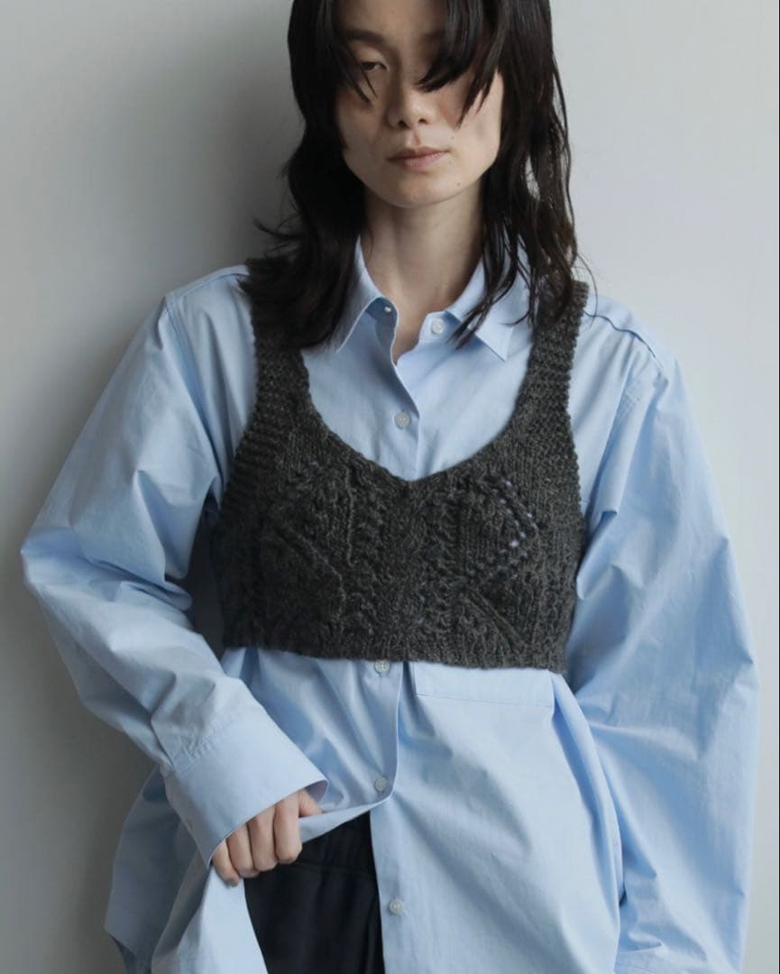 anuke ✴︎ Cable Knit Bustier