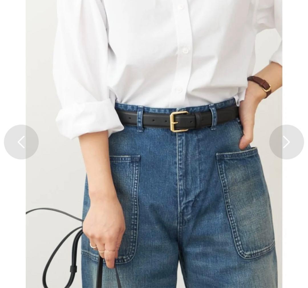 MAISON BOINET/メゾンボワネBELT IN NAPPA LEAT