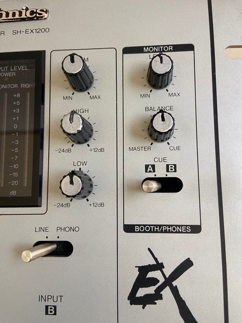 整備済み　Technics sh-ex1200DJミキサー