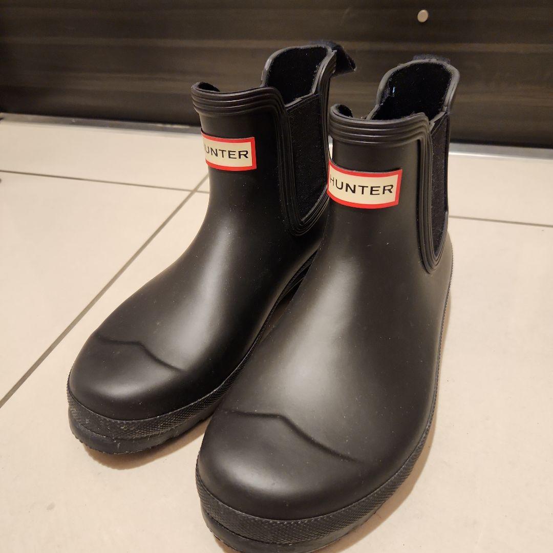 HUNTER　ショートレインブーツ　24