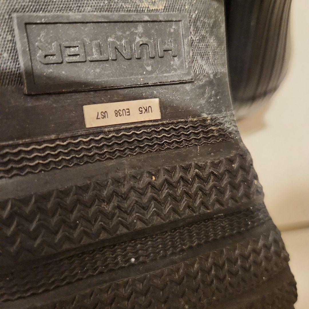 HUNTER　ショートレインブーツ　24