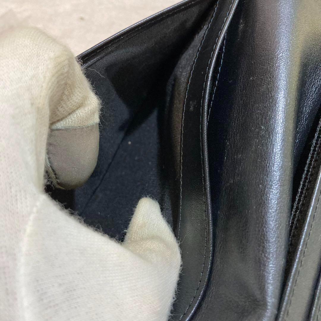 ！美品！　CHANEL シャネル　キャビアスキン　長財布
