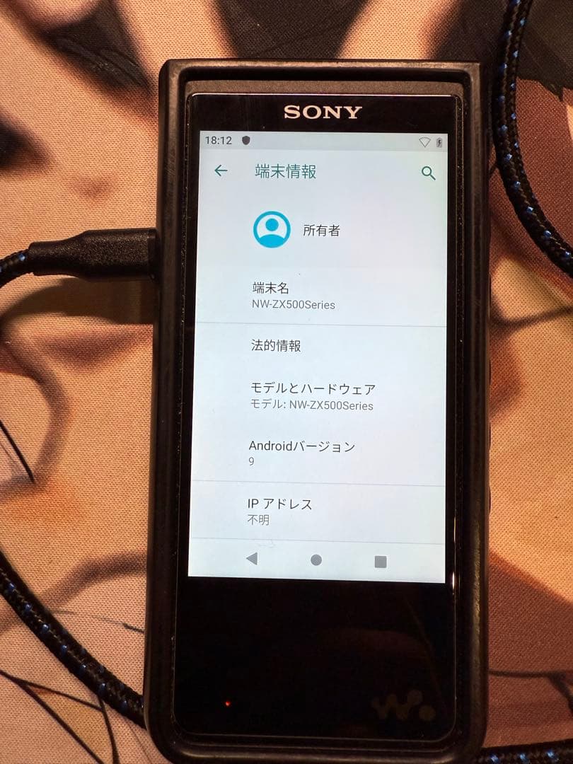 SONY NW-ZX507 64GB デジタルオーディオプレーヤー