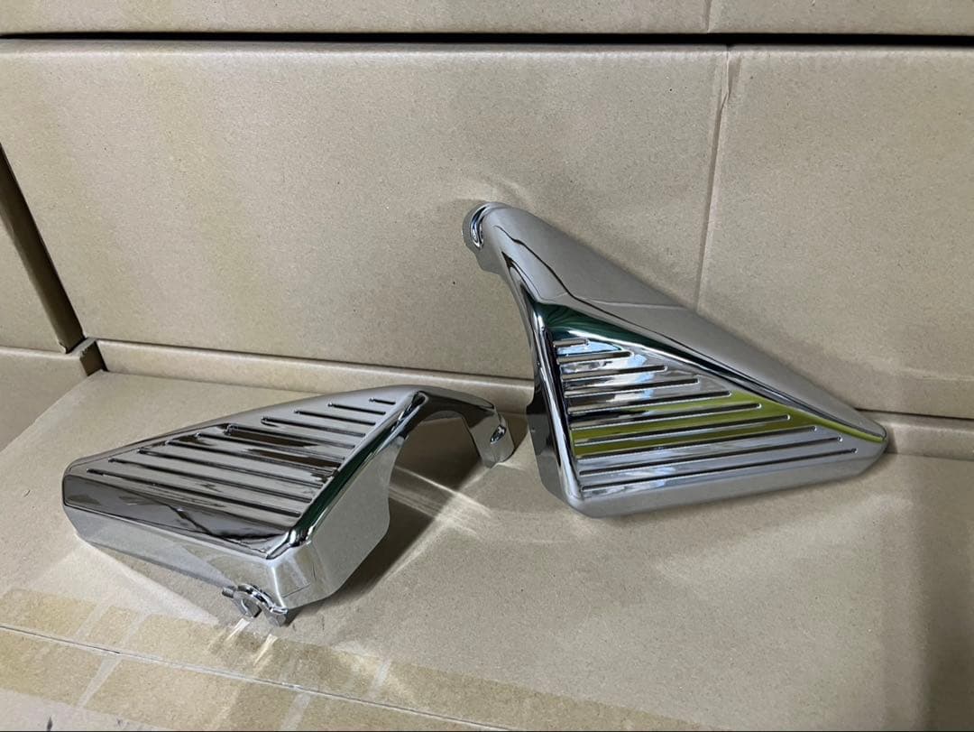 ゼファー400　メッキ　エアクリ　カバー/ アルフィン仕様 サイド ZR400C