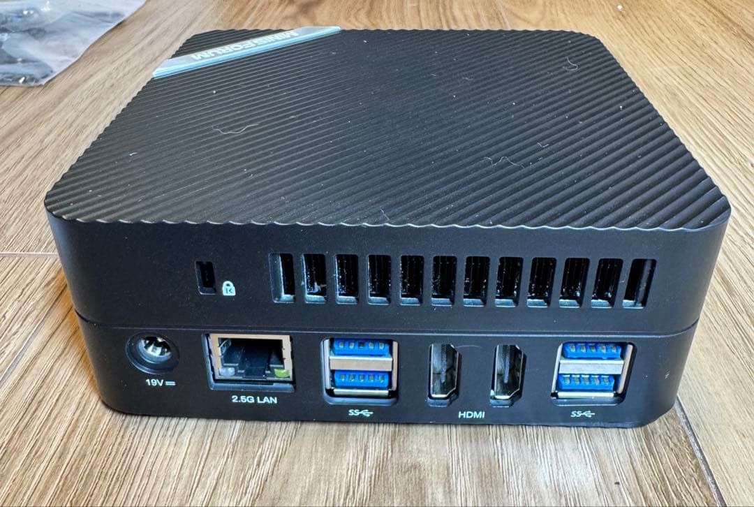 【ジャンク】MINISFORUM UM690 Ryzen 9 メモリ32GB